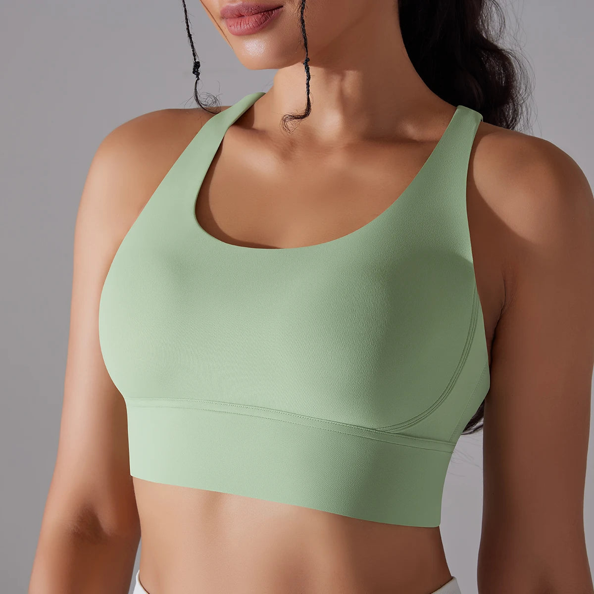 Women&#39;s Naked Feel Yoga Bra Tank: Fitness Camisole for Gym &amp; Workout