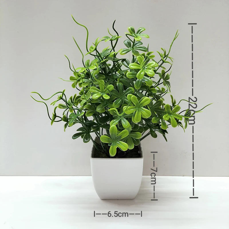 Artificial Plant Tree: Potted Fake Plant for Office and Home Decor