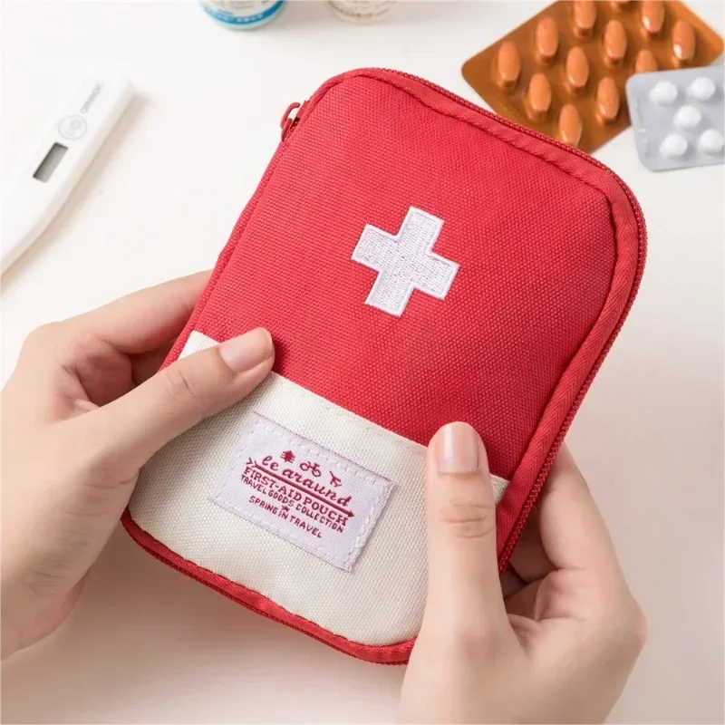 Portable First Aid Medical Kit for Travel and Camping Emergency Medicine Storage Organizer Pouch