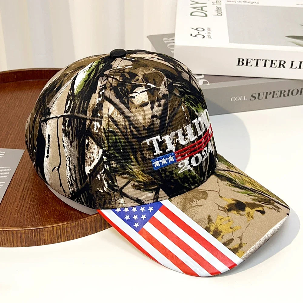 Trump 2024 Make America Great Again Hat – Embroidered Mesh Cap for Republicans