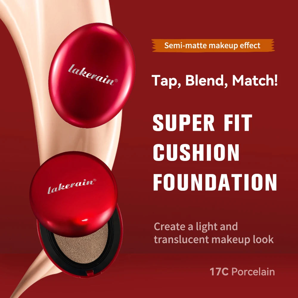 Sunscreen Cushion Foundation - Full Coverage &amp; Waterproof