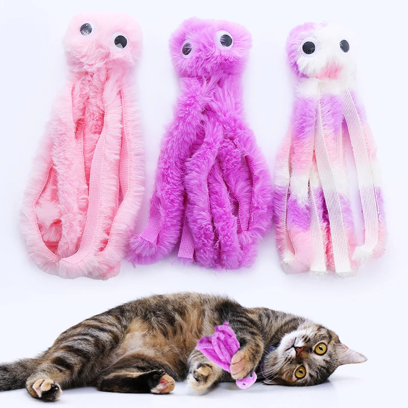 Octopus Plush Cat Toy: Soft and Engaging Playmate for Your Pet