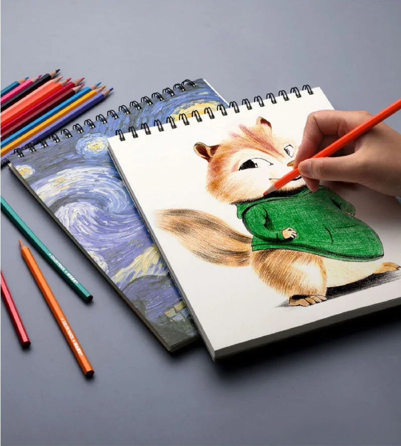 A4/8K Professional Sketchbook - 160GSM Thick Paper for Watercolor Painting