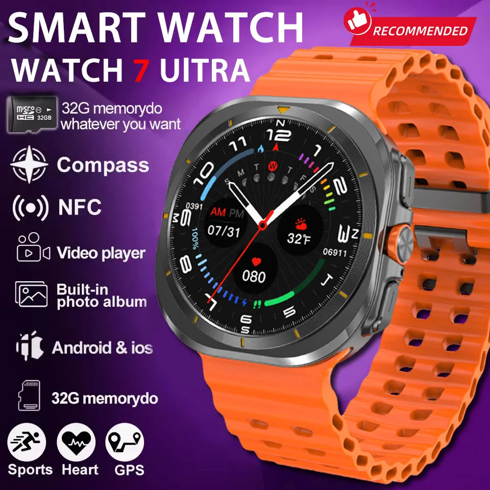 Smart Watch 7 Ultra - AMOLED Fitness & Health Tracker