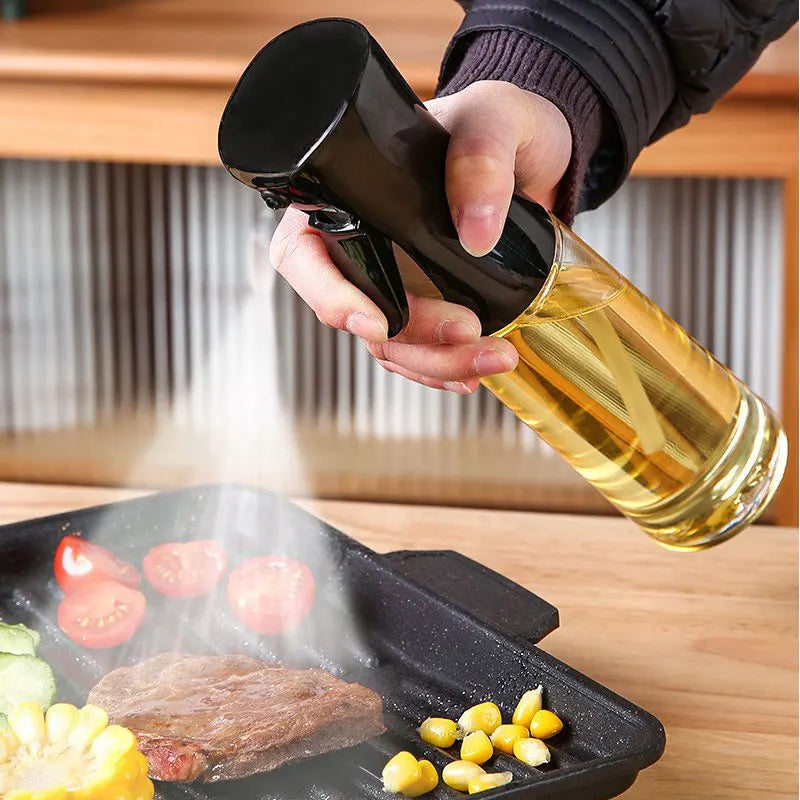 Oil Spray Bottle for Cooking: Olive Oil Sprayer for Camping, BBQ, Baking, Vinegar, and Soy Sauce – Available in 200ml and 300ml