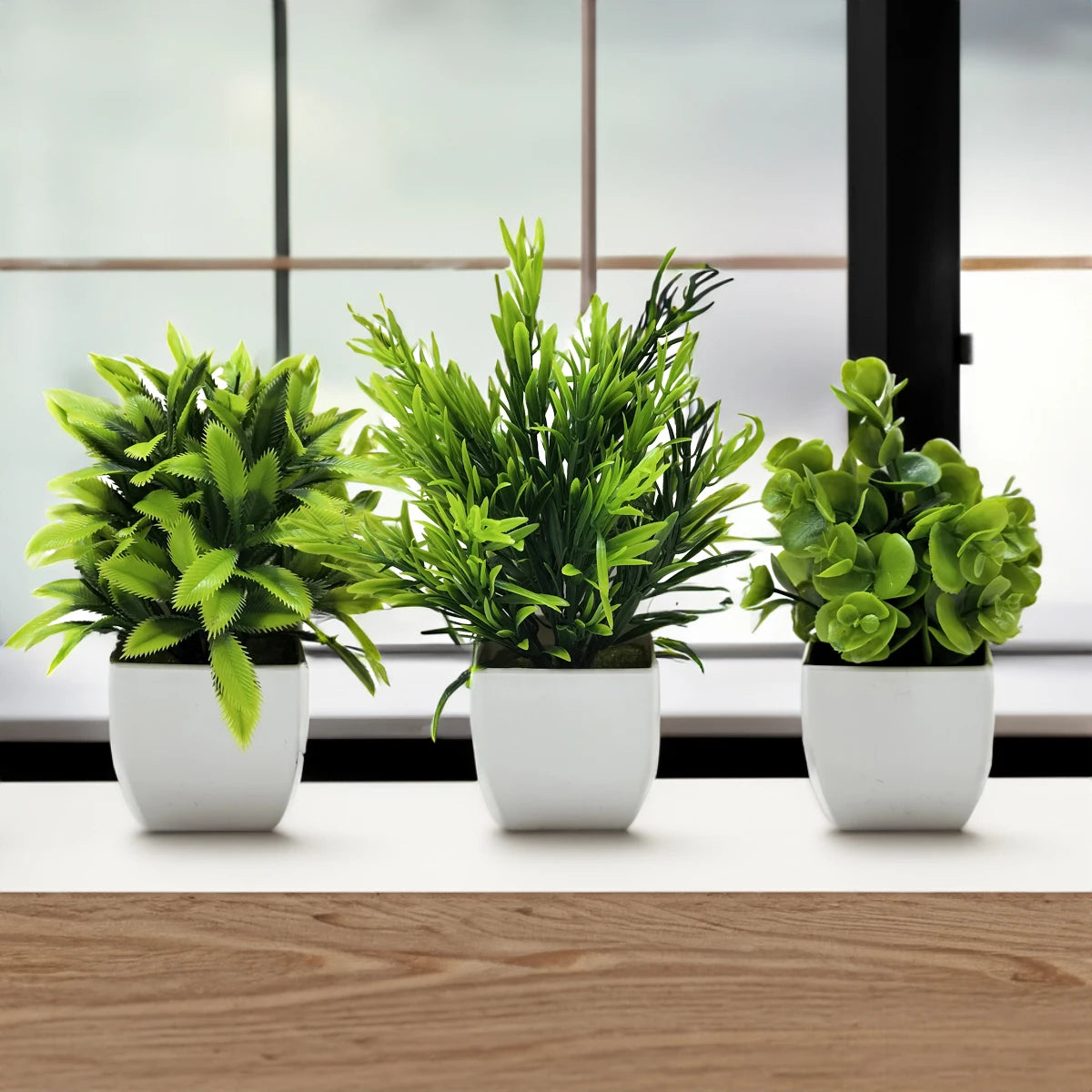 Artificial Plant Tree: Potted Fake Plant for Office and Home Decor