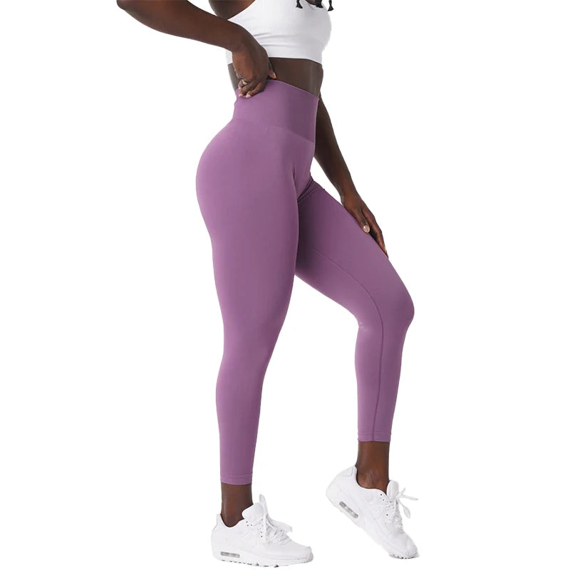 Women’s Seamless High-Waisted Leggings – Soft Spandex Yoga &amp; Gym Wear