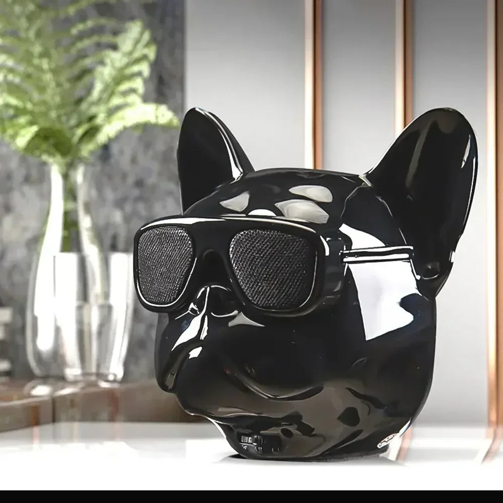 Creative French Bulldog Design Wireless Bluetooth Speaker for Enhanced Bass Sound