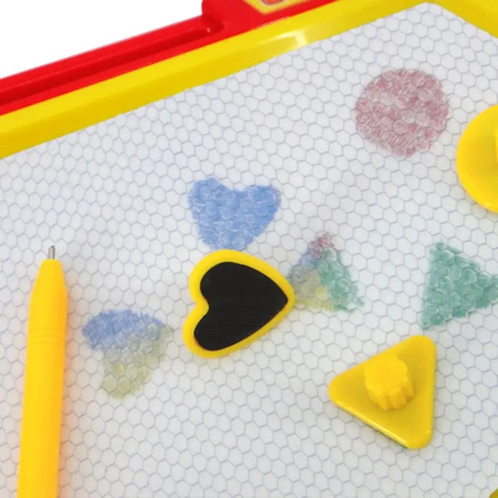 Kids Magnetic Drawing Board, Reusable Writing Pad and Doodle Art Toy, Creative Educational Gift for Children