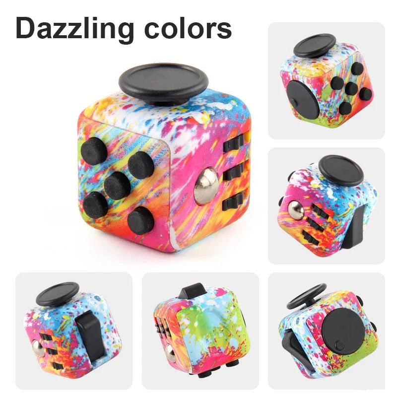 Infinity Stress Cube Fidget Decompression Toy – Anti-Stress Game for Kids and Adults, Perfect for Anxiety Relief