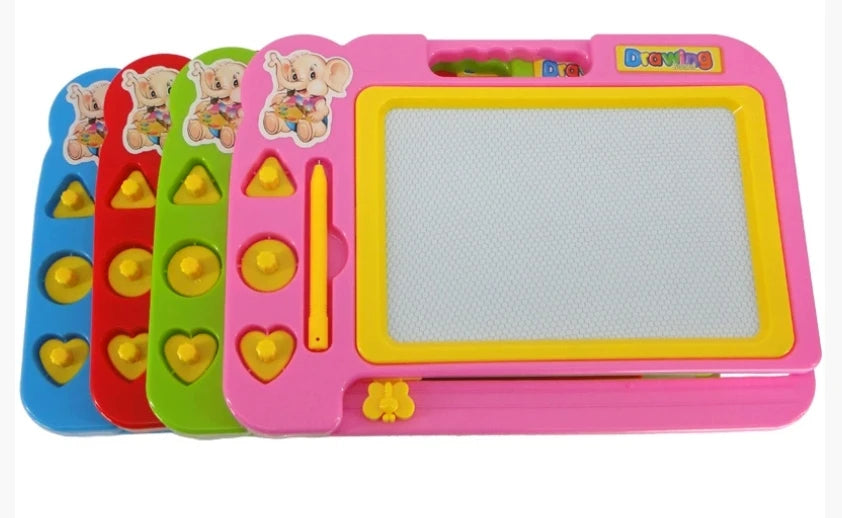 Kids Magnetic Drawing Board, Reusable Writing Pad and Doodle Art Toy, Creative Educational Gift for Children