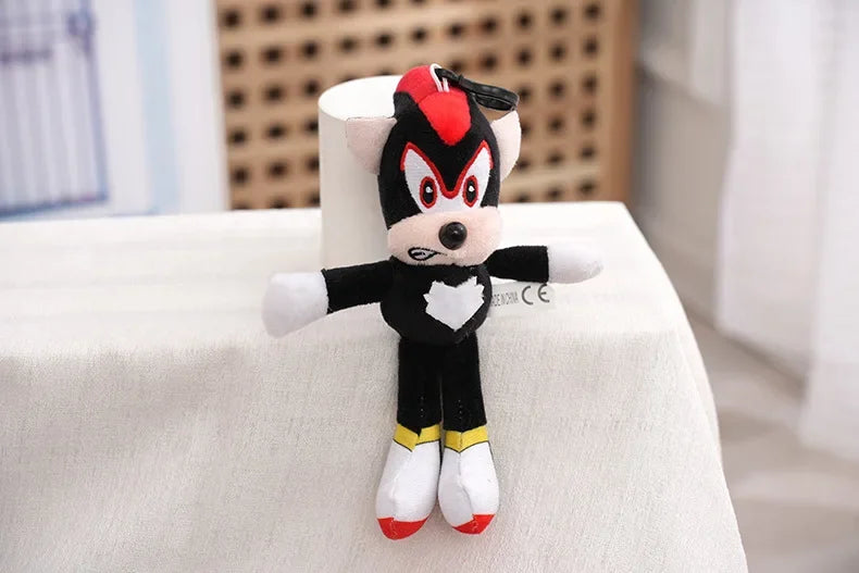 30cm Sonic Plush Toy – Cartoon Hedgehog Amy Rose, Knuckles, and Tails Soft Stuffed Dolls