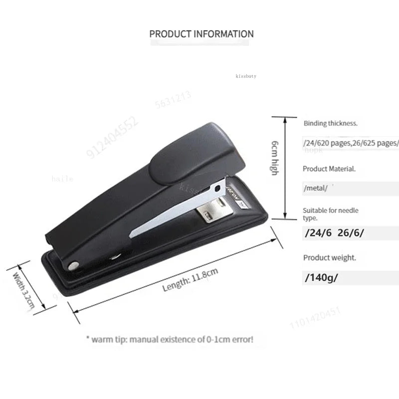 Handheld Multi-Function Stapler for Students and Offices - Durable and Labor-Saving