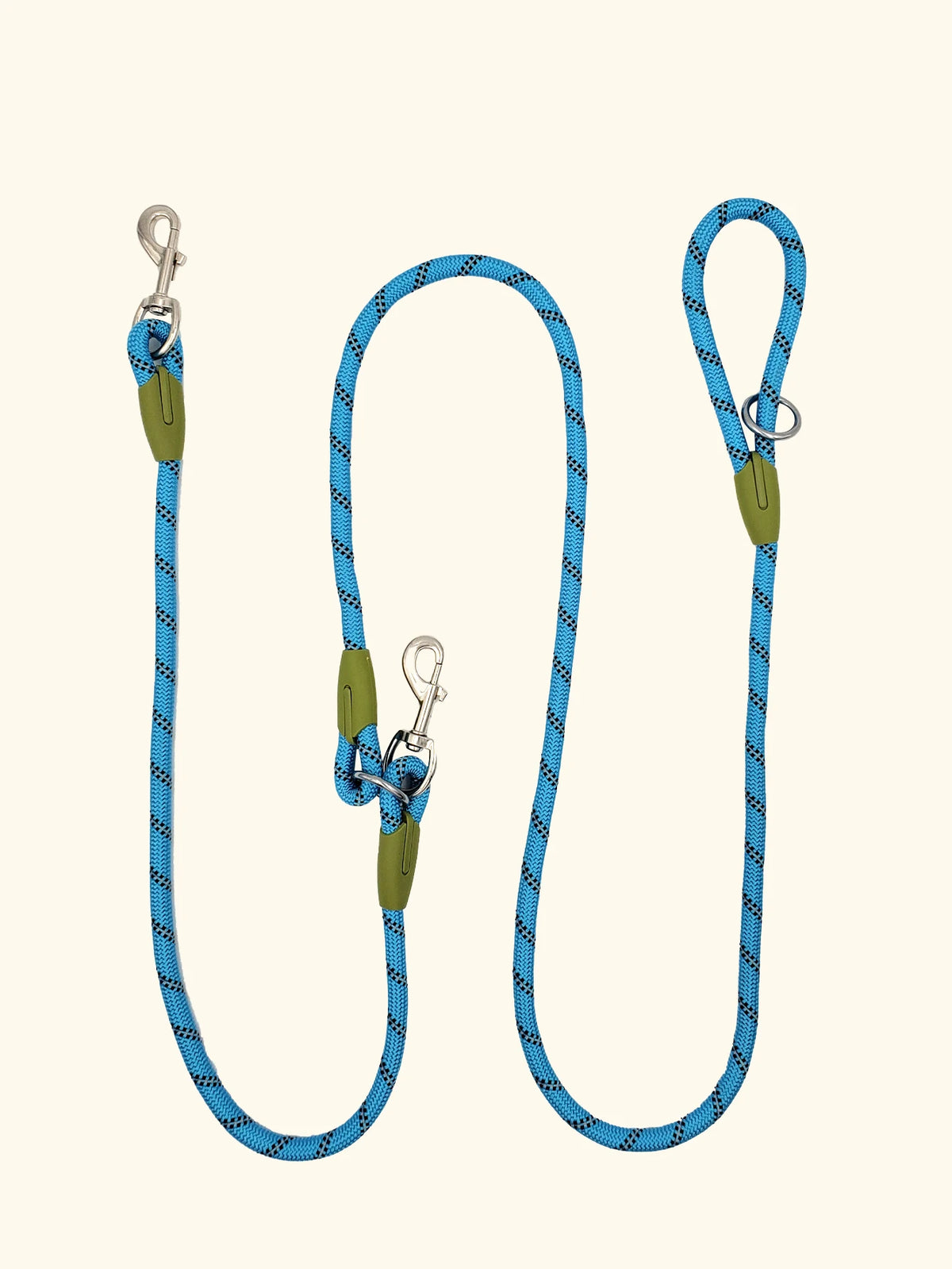 Reflective Nylon Dog Leash – Hands-Free Traction Rope for Walking &amp; Running