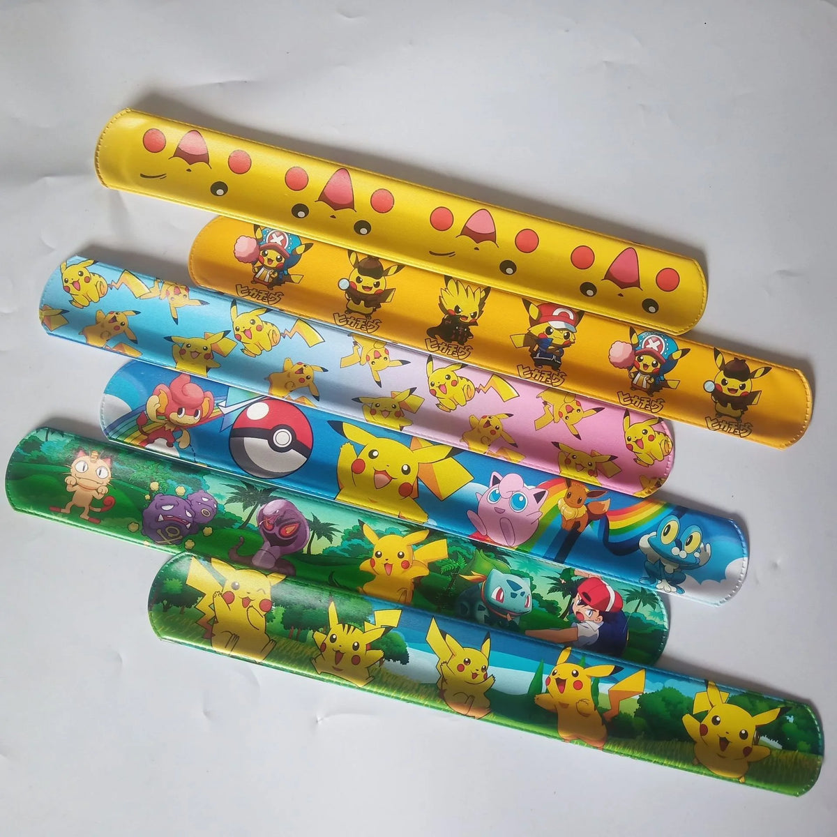 Cute Pokémon Pikachu Bracelet Wristbands – Variety of Anime Doll Characters