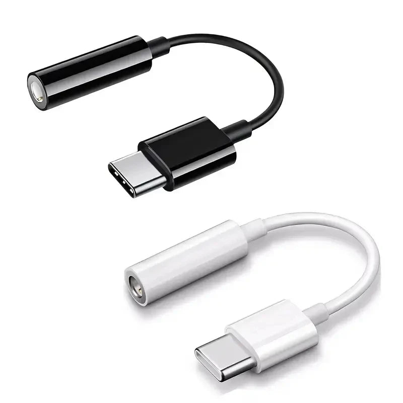 USB Type-C to 3.5mm Earphone Adapter – Audio Cable Converter for iPhone 15/15 Pro Max, Samsung Galaxy, Huawei, and Xiaomi