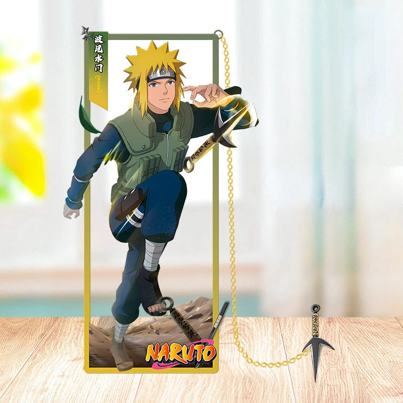 Naruto Metal Bookmarks: 9x4cm Anime Character Bookmarks for Students anime figure