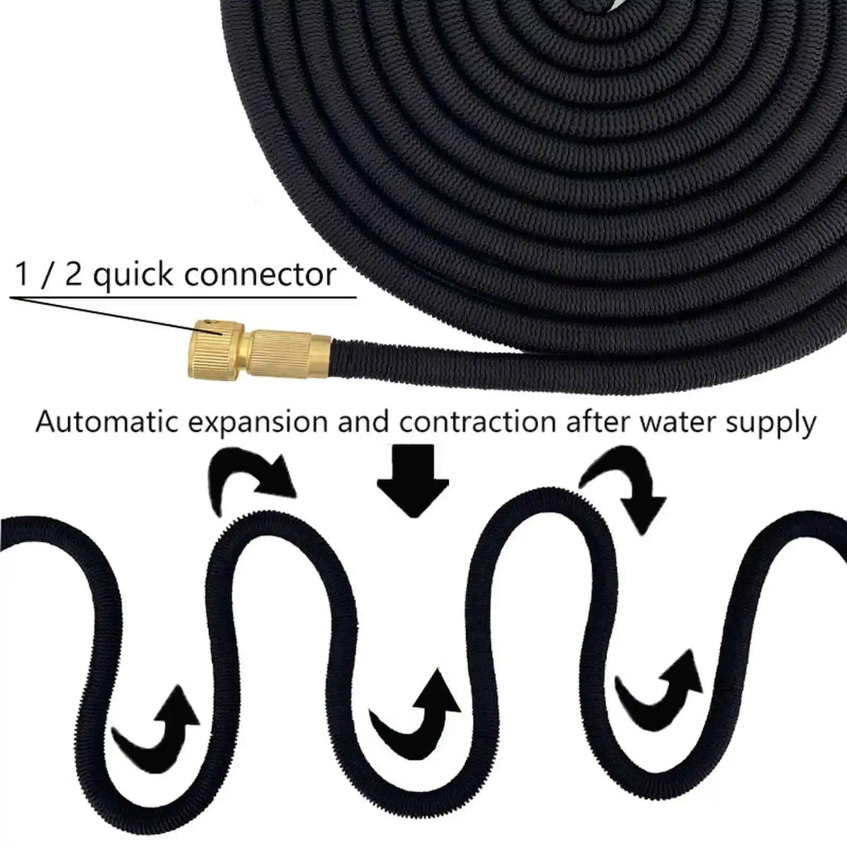 High-Pressure Garden Hose - Durable and Flexible for Efficient Watering