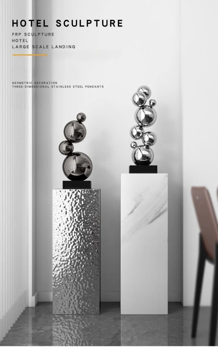 Stainless Steel Combination Ball Decoration for Home, Office, and Shop