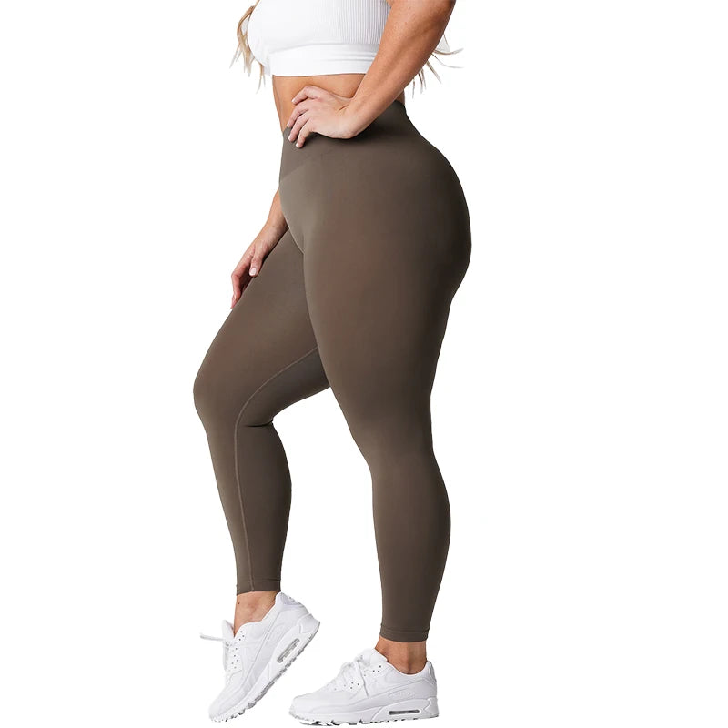 Women’s Seamless High-Waisted Leggings – Soft Spandex Yoga &amp; Gym Wear