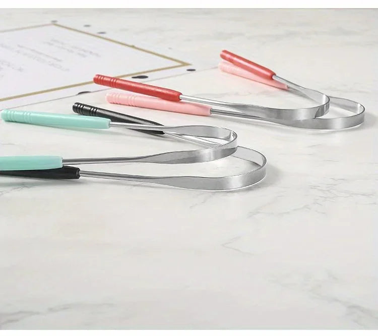 Stainless Steel Tongue Scraper - Oral Hygiene Tool