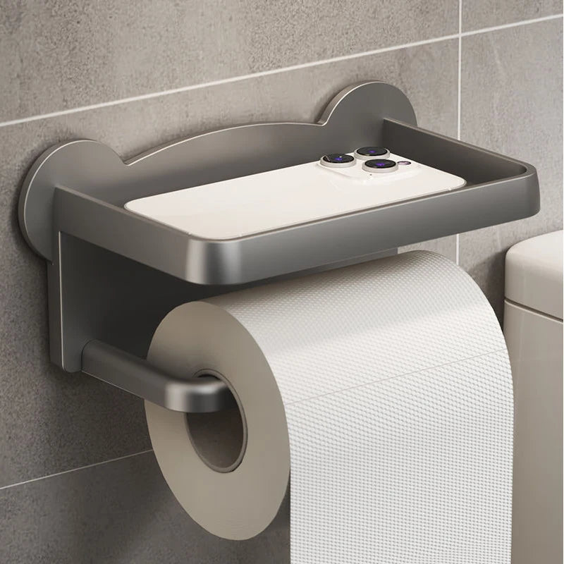 Bathroom Paper Towel Holder: No-Punching Storage Solution