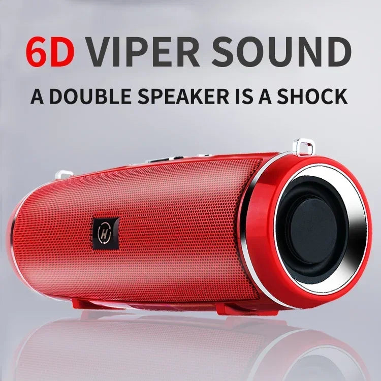 2023 Wireless Bluetooth Speaker - Portable Outdoor Waterproof Subwoofer with Stereo Sound