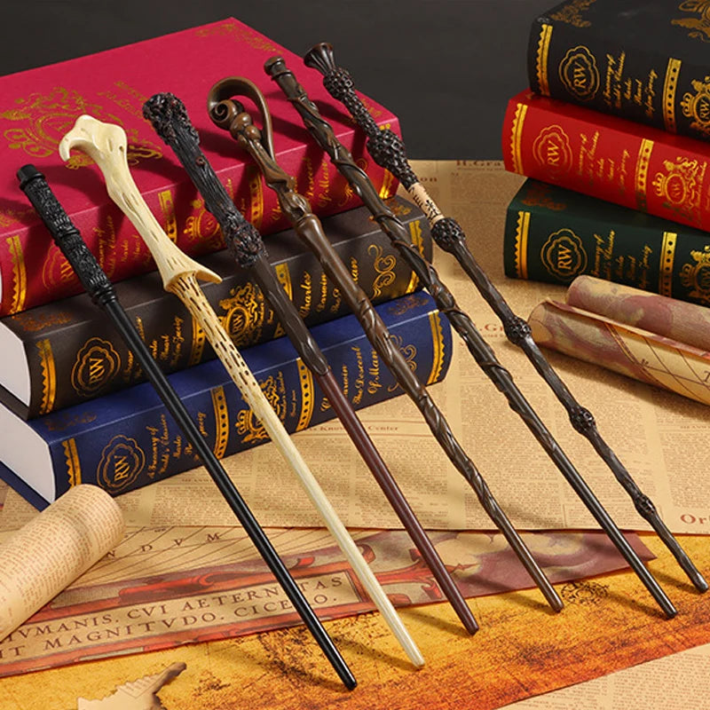 24 Styles of Metal Core Magic Wands – Harry Potter Collection Including Malfoy