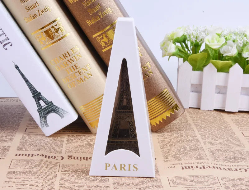 1Pcs Paris Eiffel Tower Ornament: Retro Bronze Iron Model for Home Decoration