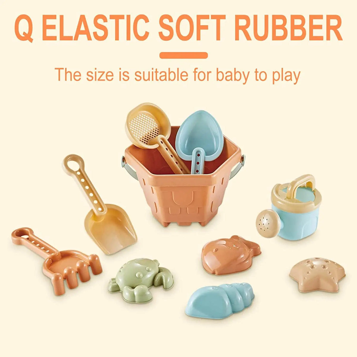 Kids Beach Sand &amp; Water Play Set – Colorful Buckets, Shovels, and Toys for Digging and Outdoor Fun