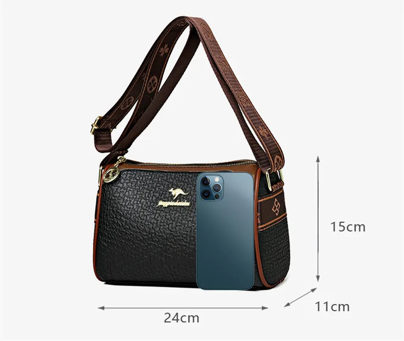 2024 New Pillow Bag - Women&#39;s Soft Leather Luxury Handbag, Large Capacity Crossbody Tote