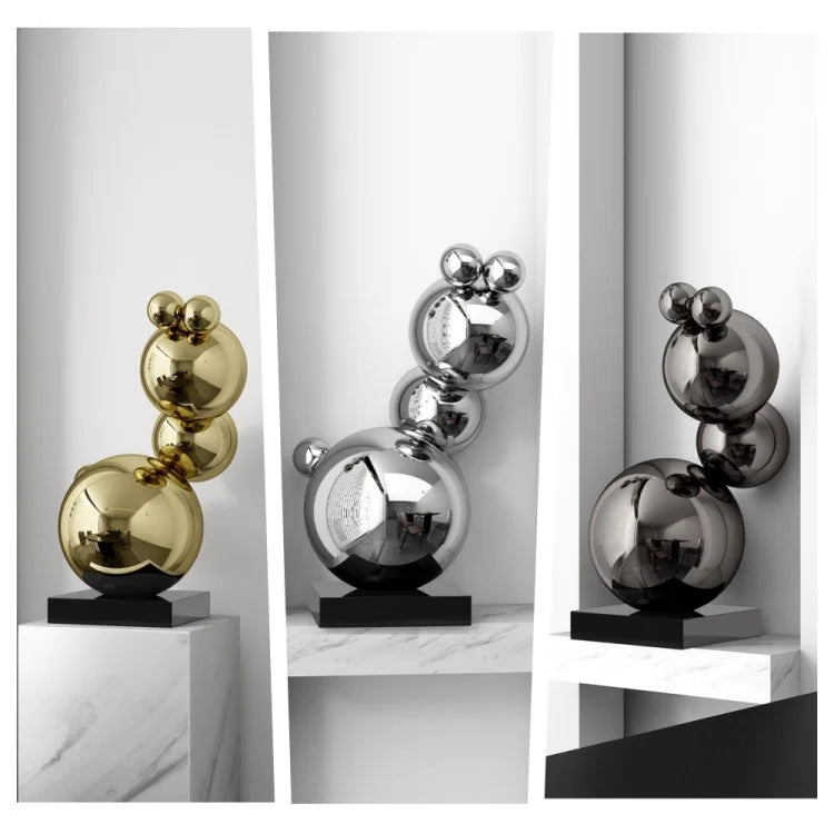 Stainless Steel Combination Ball Decoration for Home, Office, and Shop