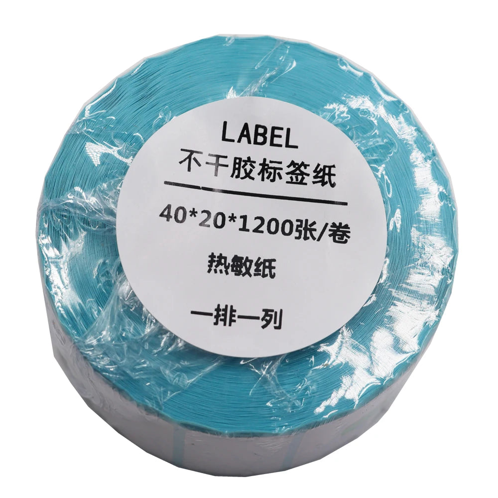 Waterproof Blank Direct Print Thermal Paper Adhesive Labels for Barcode Tags