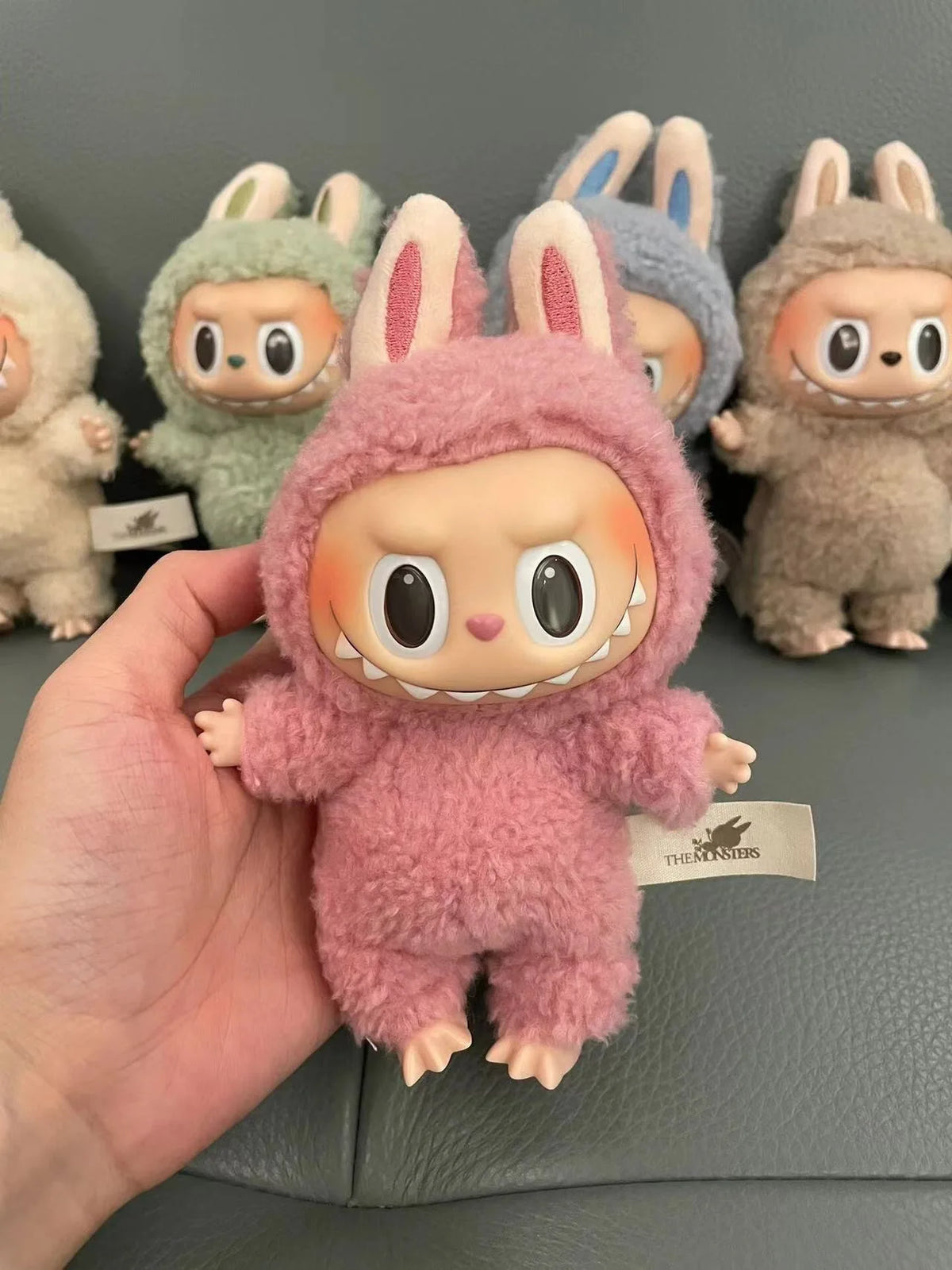 High-Quality Labubu Monster Figures: Cute 1:1 Replica Gift Box Set