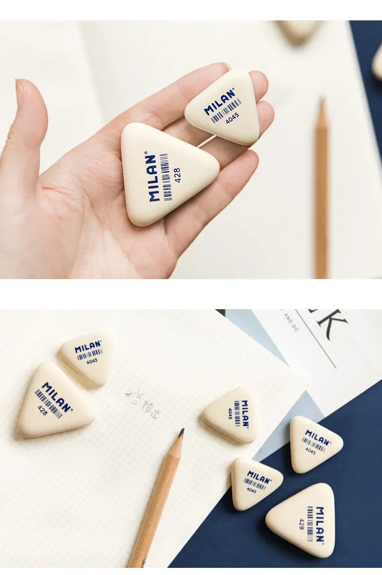 Cute Triangle Rubber Eraser for Sketching - Stationery for Students and Artists