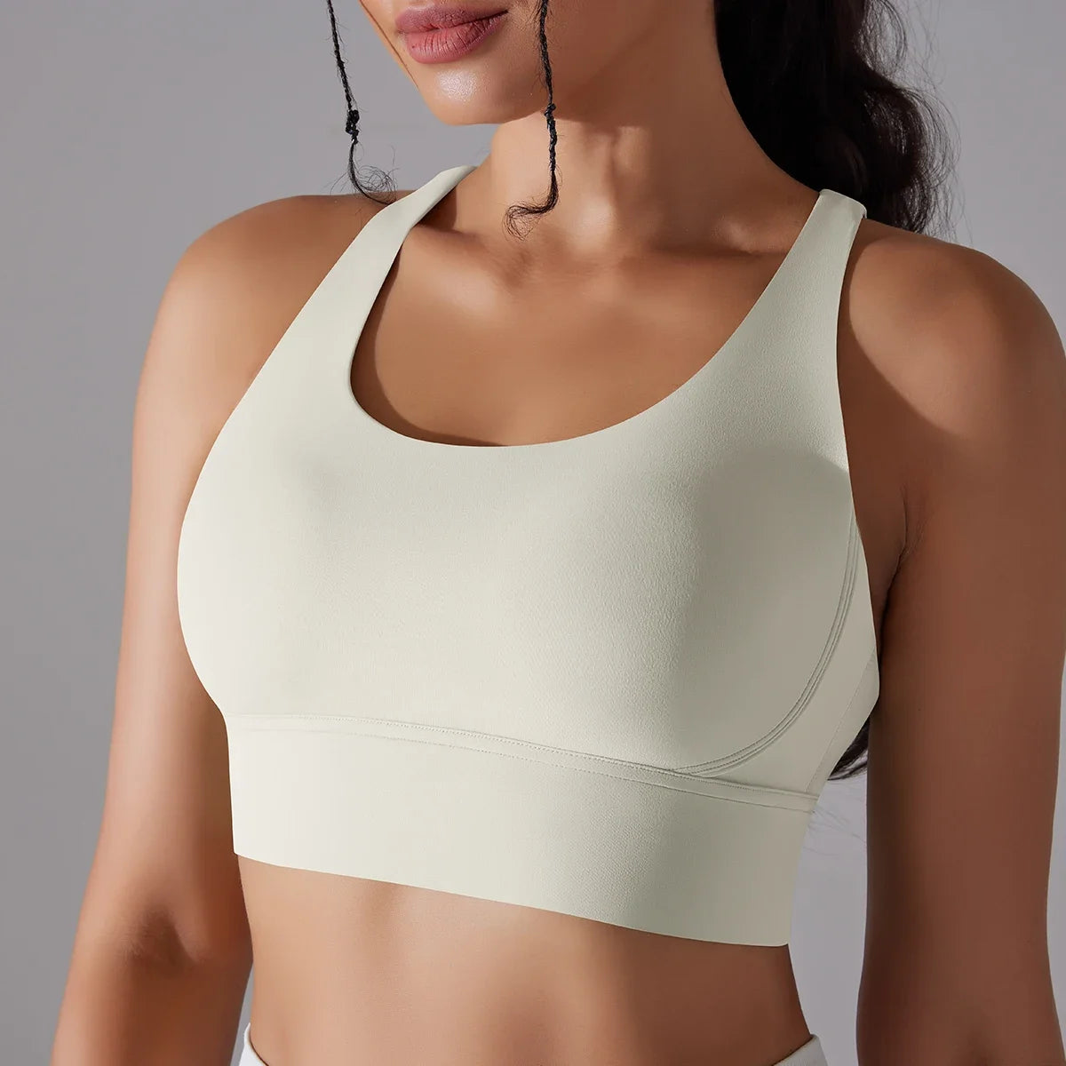 Women&#39;s Naked Feel Yoga Bra Tank: Fitness Camisole for Gym &amp; Workout