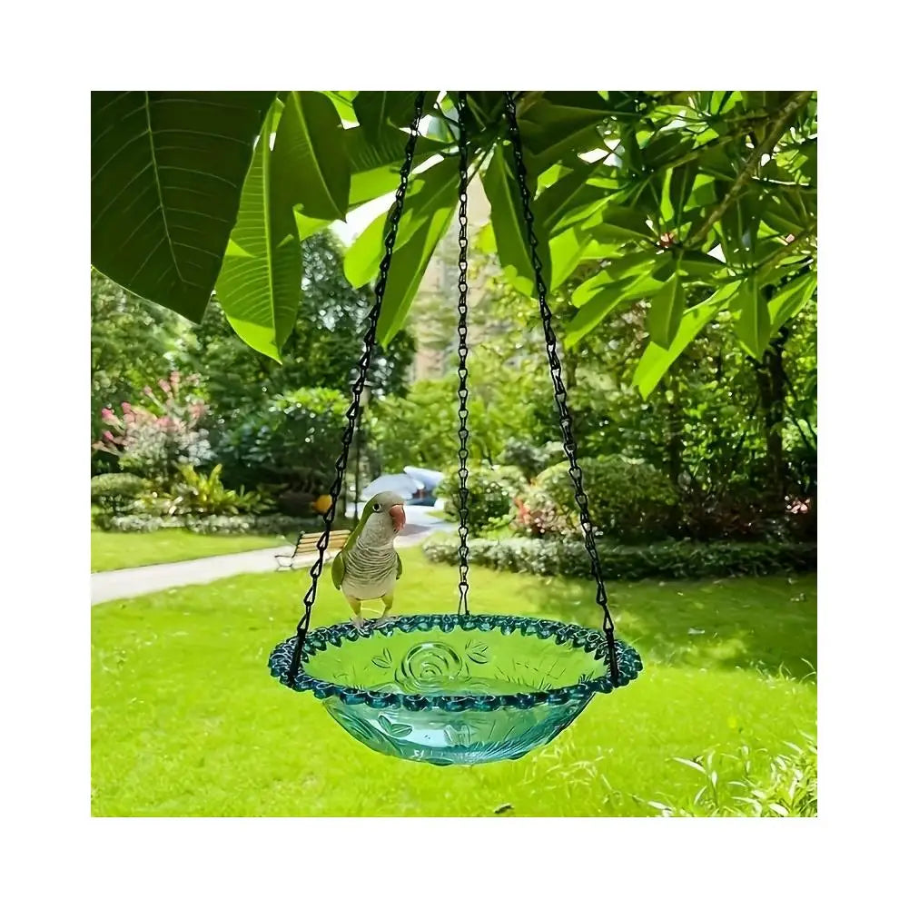 Outdoor Hanging Bird Feeder - Decorative Pendant for Garden and Courtyard