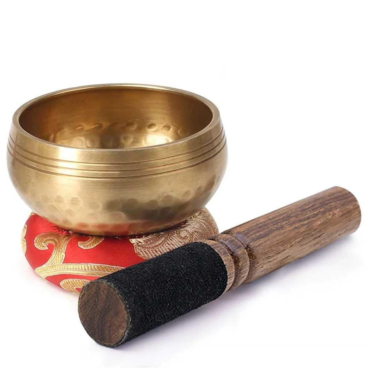 Tibetan Singing Bowl Set – Ideal for Meditation, Yoga, and Stress Relief Gift