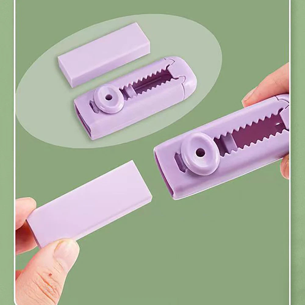 Creative Retractable Push-Pull Eraser for Students - Drawing Correction Stationery