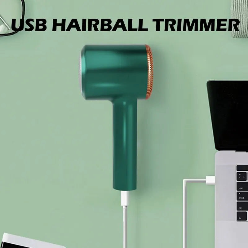 USB Rechargeable Lint Remover - Electric Fuzz &amp; Hair Ball Trimmer for Clothes and Sweaters