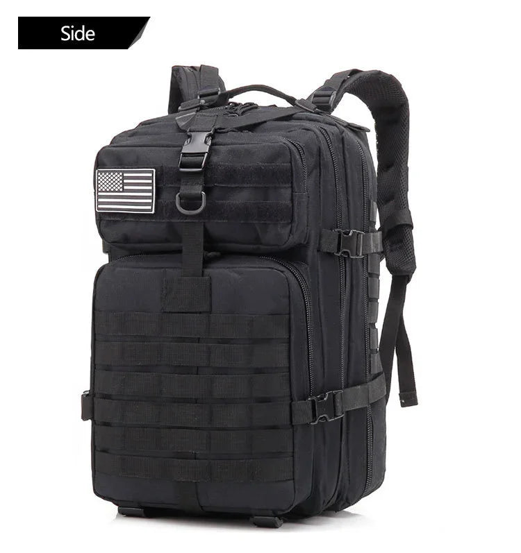 Reliable 30/45L Tactical Backpack for Travel, Hiking, and Outdoor Survival