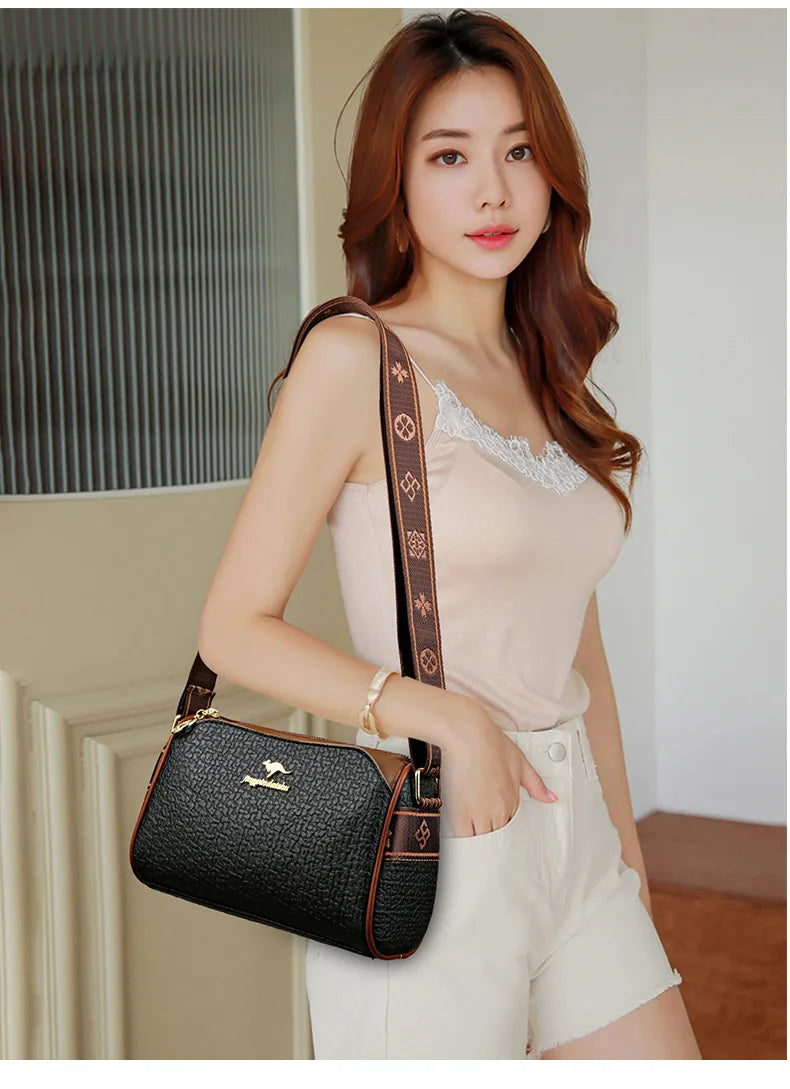 2024 New Pillow Bag - Women&#39;s Soft Leather Luxury Handbag, Large Capacity Crossbody Tote