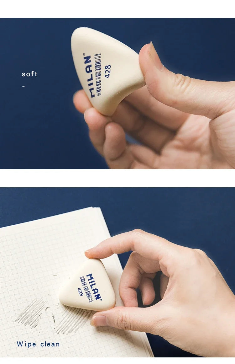 Cute Triangle Rubber Eraser for Sketching - Stationery for Students and Artists