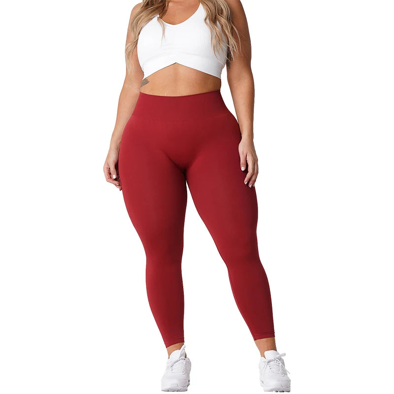 Women’s Seamless High-Waisted Leggings – Soft Spandex Yoga &amp; Gym Wear