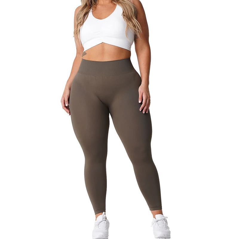 Women’s Seamless High-Waisted Leggings – Soft Spandex Yoga &amp; Gym Wear