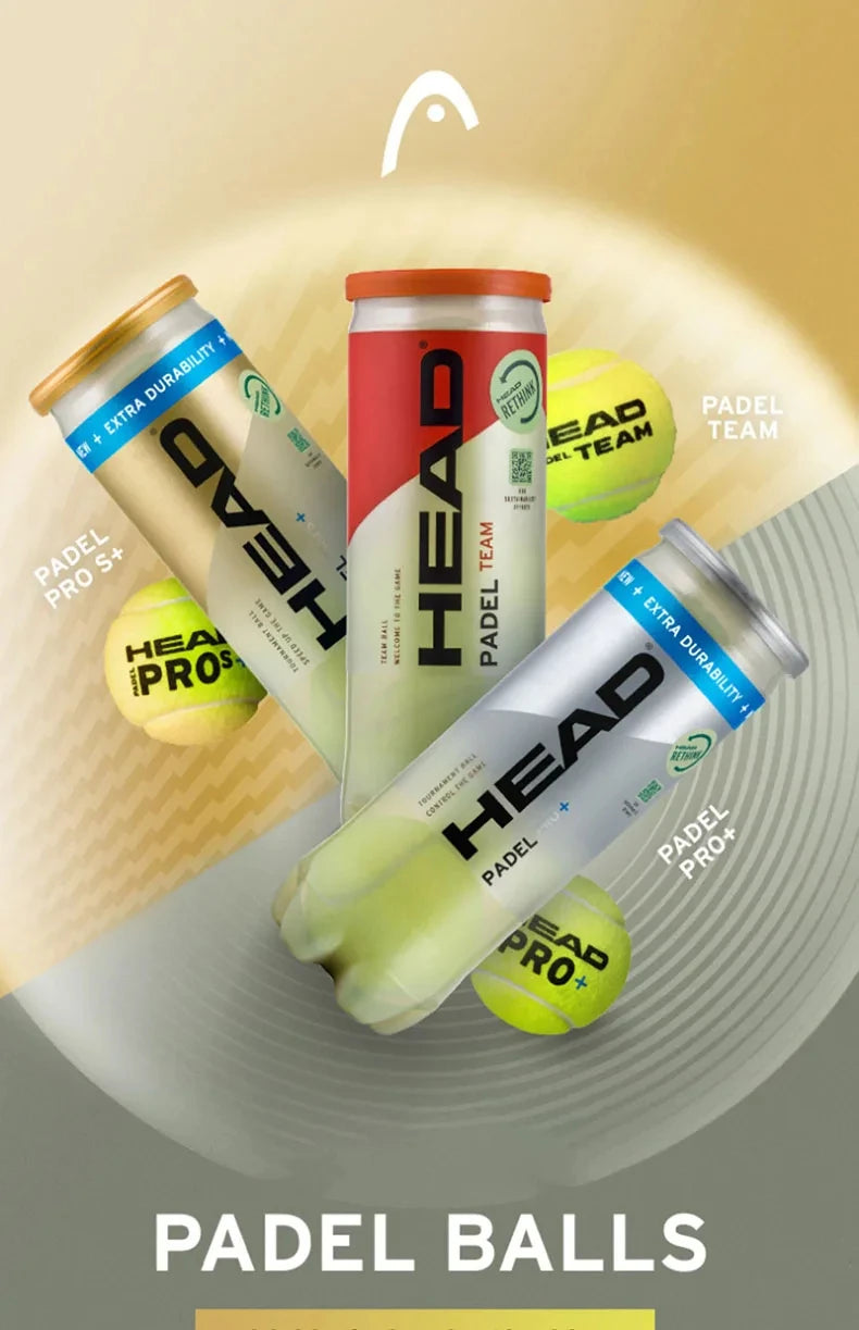 Padel Tennis Balls – Competition & Training Grade, Speed Control Type (3 Balls per Can)
