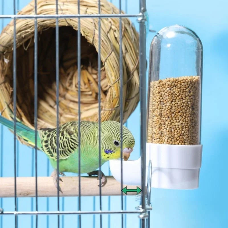 Hanging Bird Feeder &amp; Water Dispenser – Essential Cage Accessory