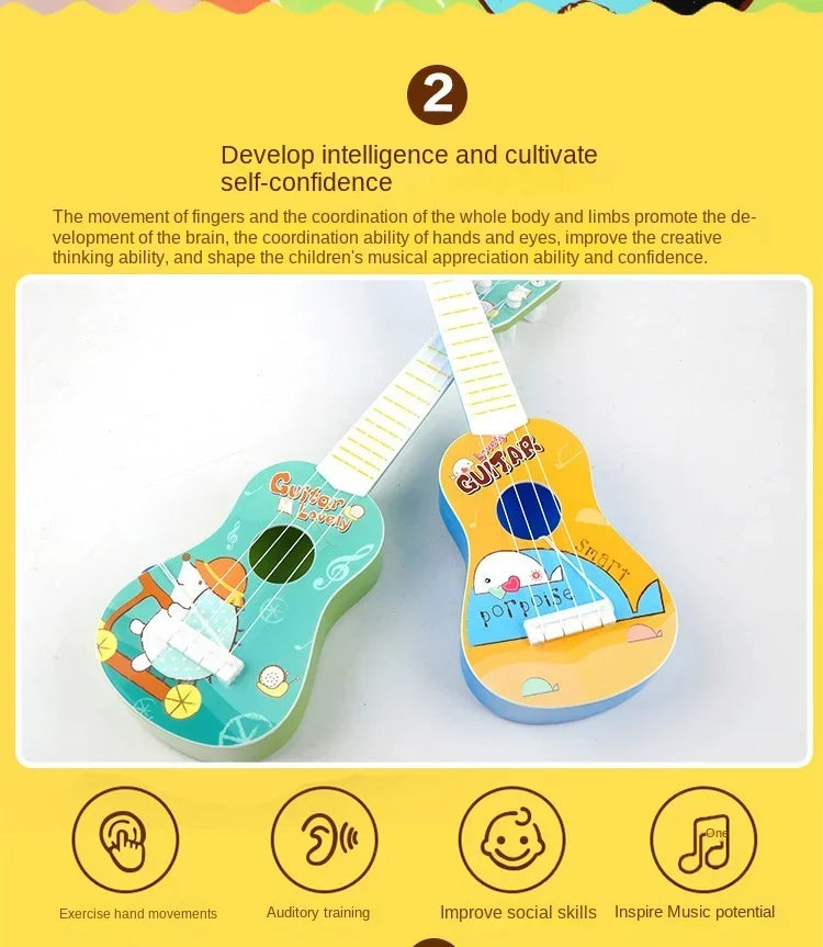 Kids Ukulele - Musical Instrument for Learning &amp; Montessori Play