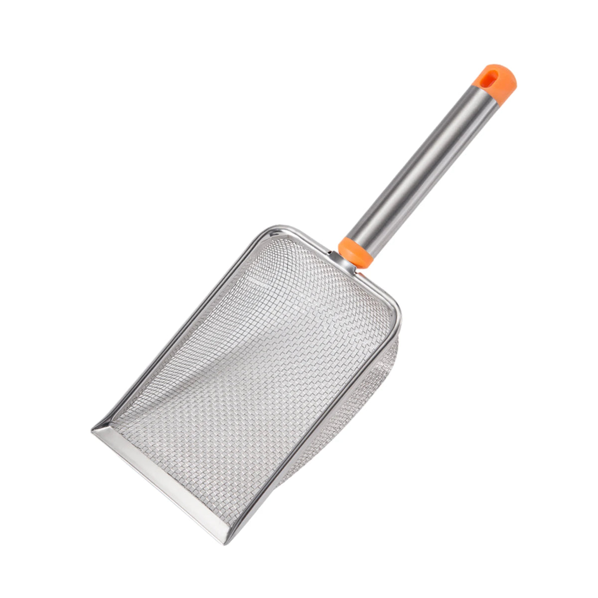 Stainless Steel Cat Litter Scoop: Long Handle Sifter for Kittens and Small Pets