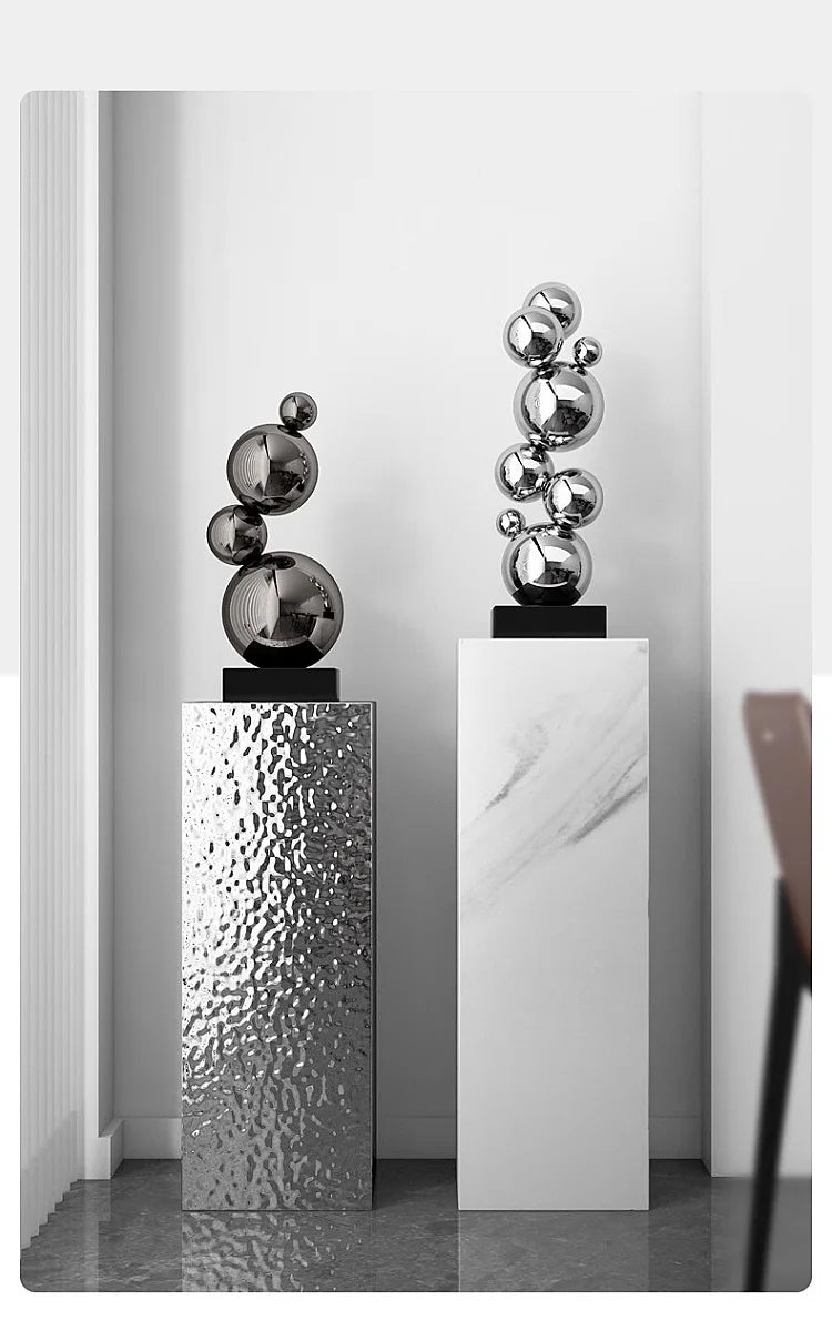 Stainless Steel Combination Ball Decoration for Home, Office, and Shop